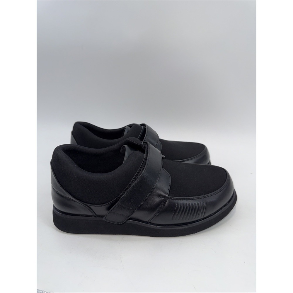 Mt. Emey Women's Shoe Size 10EEE Black One Strap Stretch Casual Shoes 628 New
